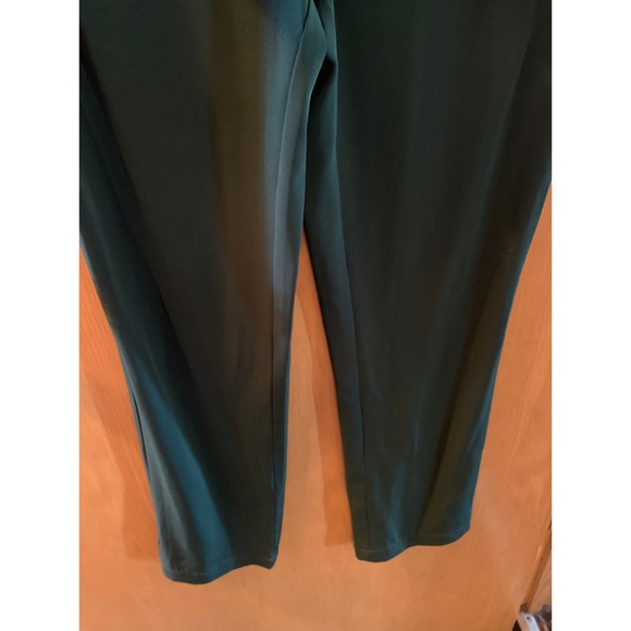 Forest Green V-neck Jumpsuit - Picture 2 of 7